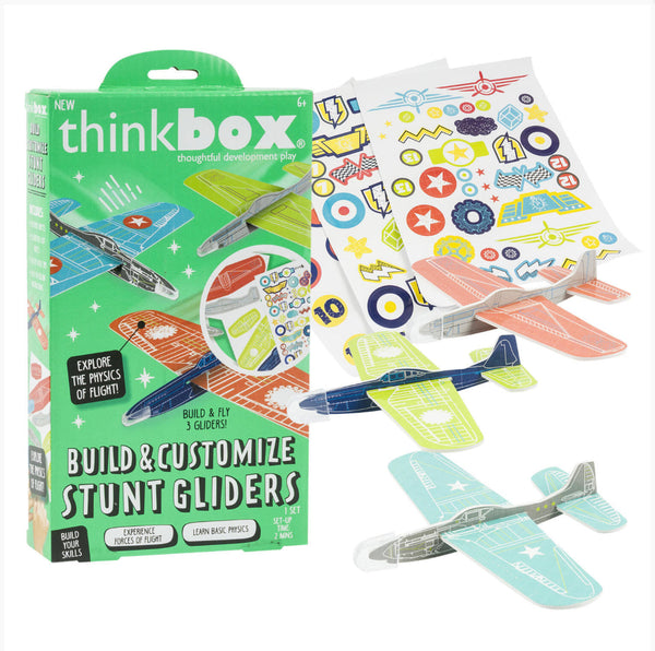 ThinkBox Build & Customize Stunt Gliders Activity Set