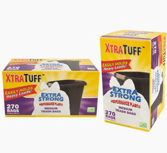Xtra Tuff 8 Gallon Extra Strong Medium Trash Bags 270ct