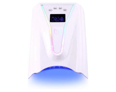 Nail Lamp Nail Light with 45 Powerful 365nm+405nm LEDs Cordless  Rechargeable - White