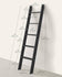 VASAGLE 5-Tier Blanket Ladder Decorative Farmhouse Ladder Shelf - Black