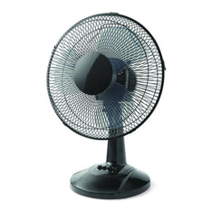 Mainstays 12" 3-Speed Oscillating Table Fan - Black
