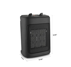 Mainstays 1500W Ceramic Fan-Force Electric Space Heater - Black