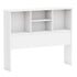 ID USA Furniture Full Size HeadBoard w/ Storage Shelves 56"L x 8.5"W x 39"H - White