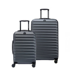 Delsey Paris 2-piece Hardside Helium Edge 2.0 Luggage Set - Dark Gray