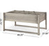 Outdoor High Quality Wood Sectional Planter Box by Christopher Knight Home & Garden - Antique White