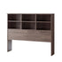 ID Furniture Twin Bookcase HeadBoard - Walnut Oak