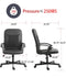 Excecutive Leather Office Chair ( Up to 250lbs ) w/ 30 Degrees Lean