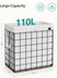 SONGMICS 29 Gal (110L) Laundry Basket Collapsible Clothes Hamper - Cream White