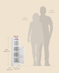 VASAGLE Small Storage Corner Floor Cabinet w/ Door - White