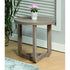 ACME Furniture Modern Style Round End Table - Gray