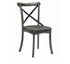 ACME Kendric Wooden Side Chair Set of 2 - Rustic Grey