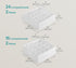 SONGMICS Drawer Closet Organizers Storing Socks Ties Belts Set of 4 - White