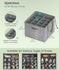SONGMICS Shoe Organizer Storage Box w/ Clear Lid Set of 2- Gray