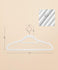 SONGMICS Velvet Hangers Clothes Hanger w/ Rose Gold Swivel Hook Set of 50 - White