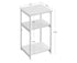 VASAGLE Side Small End Table Modern Tall Nightstand - White
