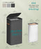 SONGMICS 26.4 Gal Laundry Hamper Removeable Liner w/ Lid and Handles - Dark Gray