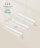 SONGMICS 23.6" Floating Wall Shelves Set of 3 - White