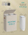 SONGMICS 44.9 Gal Laundry Basket Hamper 2 Compartments w/ Lid and Handles - Beige
