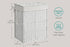 SONGMICS 23.8 Gallon (90 L) Laundry Hamper w/ Lid Rattan Clothes Basket w/ Lid - White