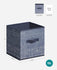 SONGMICS 11" Storage Cubes Non-Woven Fabric Bins w/ Double Handles Set of 6 - Misty Blue