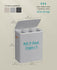 SONGMICS 50.2 Gal Laundry Basket Hamper 3 Compartments w/ Lid and Handles - Gray