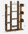VASAGLE Bookshelf Tree-Shaped Bookcase w/ 13 Storage Shelves - Brown * open box *