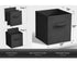 SORBUS 6pk Foldable Fabric Storage Cubes Cube 13"L x 13"W x 13"H - Black