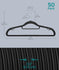 SONGMICS Coat Heavy-Duty Plastic Hangers w/ Non-Slip Design Set of 50 - Black