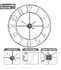 SORBUS 32" Large Wall Clock White w/ Gold Hands Lighweight Silent Battery Wall Decor