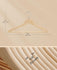 SONGMICS Wooden Coat Hangers Non-Slip Pants Bar 360° Swivel Hooks Set of 35 - Natural Wood