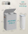 SONGMICS 44.9 Gal Laundry Hamper w/ 2 Compartments w/ Lid and Handles - Gray