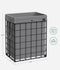 SONGMICS 23.8 Gal (90L) Laundry Hamper Basket Collapsible Clothes Hamper - Gray