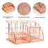 SORBUS Metal Office Desk Organizer All in One - Rose Gold