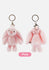 My Lovely Shasha Bunny Keychain - Pink