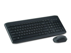 onn Wireless Keyboard & Mouse Combo Optical USB Nano Receiver - Greystone