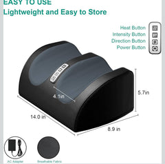 Shiatsu Foot Massager w/ Heat HSA Foot Massager for Foot Massage & Calf Massage