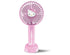 Hello Kitty Handheld Fan w/ Tabletop Stand Rechargeable Battery - Pink