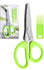 Stainless Steel Herb Scissors w/ 5 Blades - Green