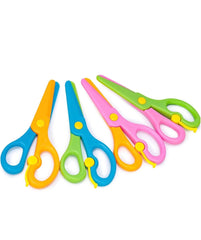 LOVESTOWN Toddler Safety Scissors Blunt Tip Scissor 4pc