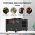 TUXING 4500PSI PCP Portable Lightweight Air Compressor 30MPA 300Bar Car 12V or 110V AC w/ Converter - Black