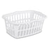 Sterilite 53L Plastic Laundry Basket - White