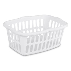 Sterilite 53L Plastic Laundry Basket - White