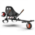 Flytraks Self-Balancing Scooter Go Kart w/ Rear Shock Absorption Seat Attachment for 6.5" 8" 10" Tires - Black