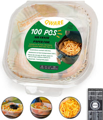 Disposable 100pc Air Fryer Paper Liners Food Grade Parchment