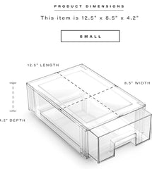 BINO Storage Bins w/ Drawers Bathroom Organizers