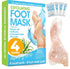 Foot Peel Mask Foot Mask w/ Aloe Vera Exfoliating Baby Foot Peel 3pk