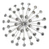 24" Silver Metal Bling Burst Wall Art