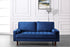 VASAGLE Velvet Sofa Couch 71"L x 31"W x 27.5"H - Blue