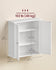 VASAGLE 3 Tier Bathroom Wall Medicine Cabinet - White