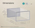 SONGMICS Shoe Boxes Storage Organizers Stackable Clear Plastic Boxes Set of 12 - Gray